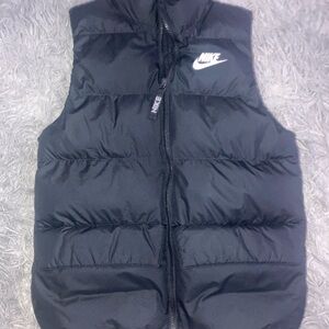 Nike Black Quilted Vest